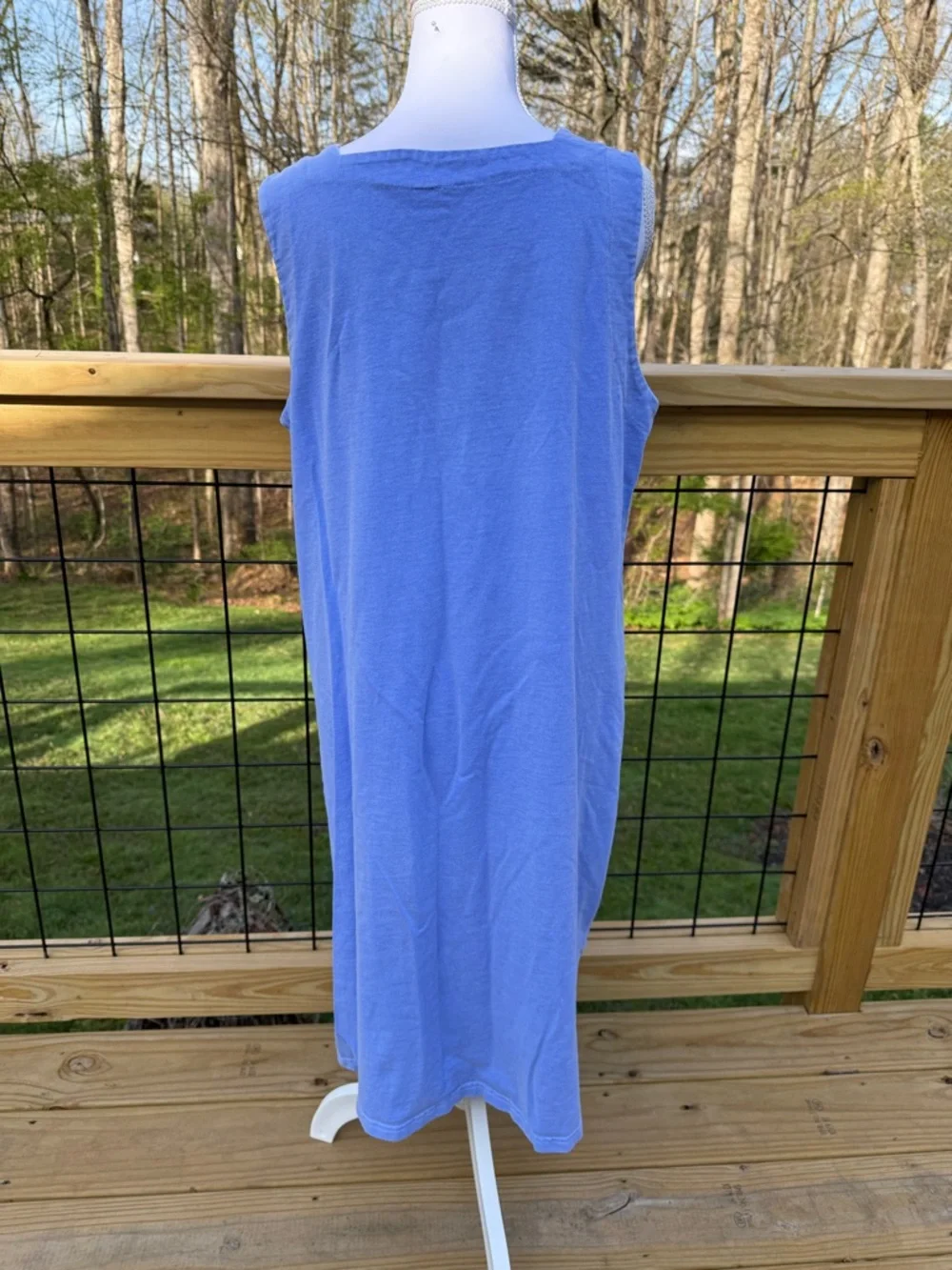 Light Women's Throw On Dress with Beach Motif - Picture 3 of 3